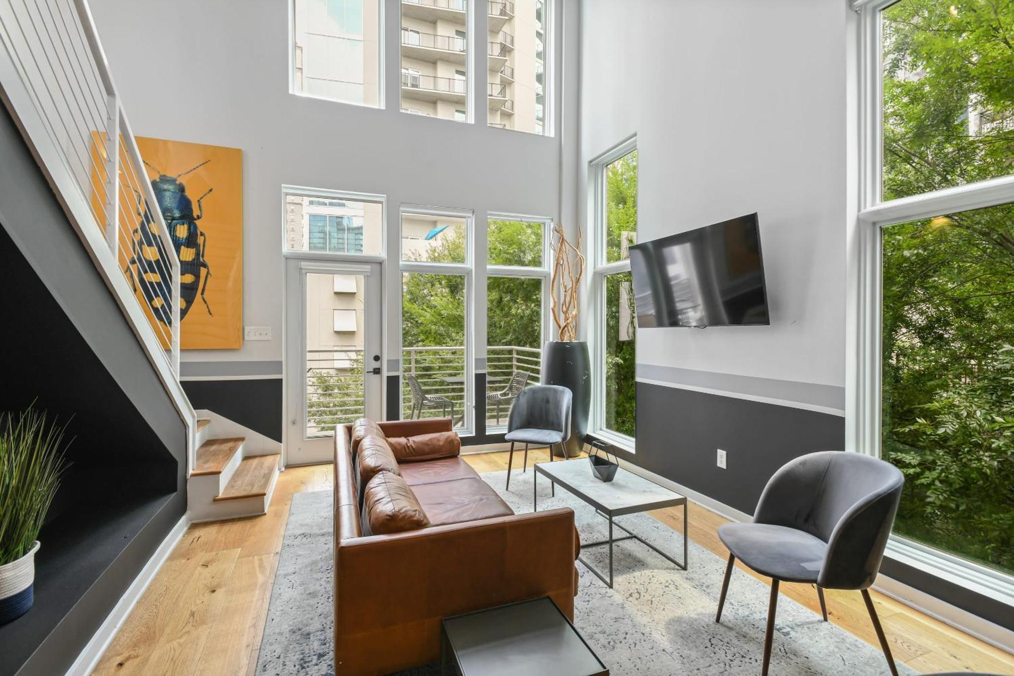 Апартаменти Stupendous Heart Of Piedmont Park Two Story Loft Атланта Екстер'єр фото